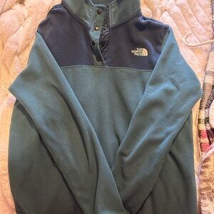 North Face Blue Fleece Pullover